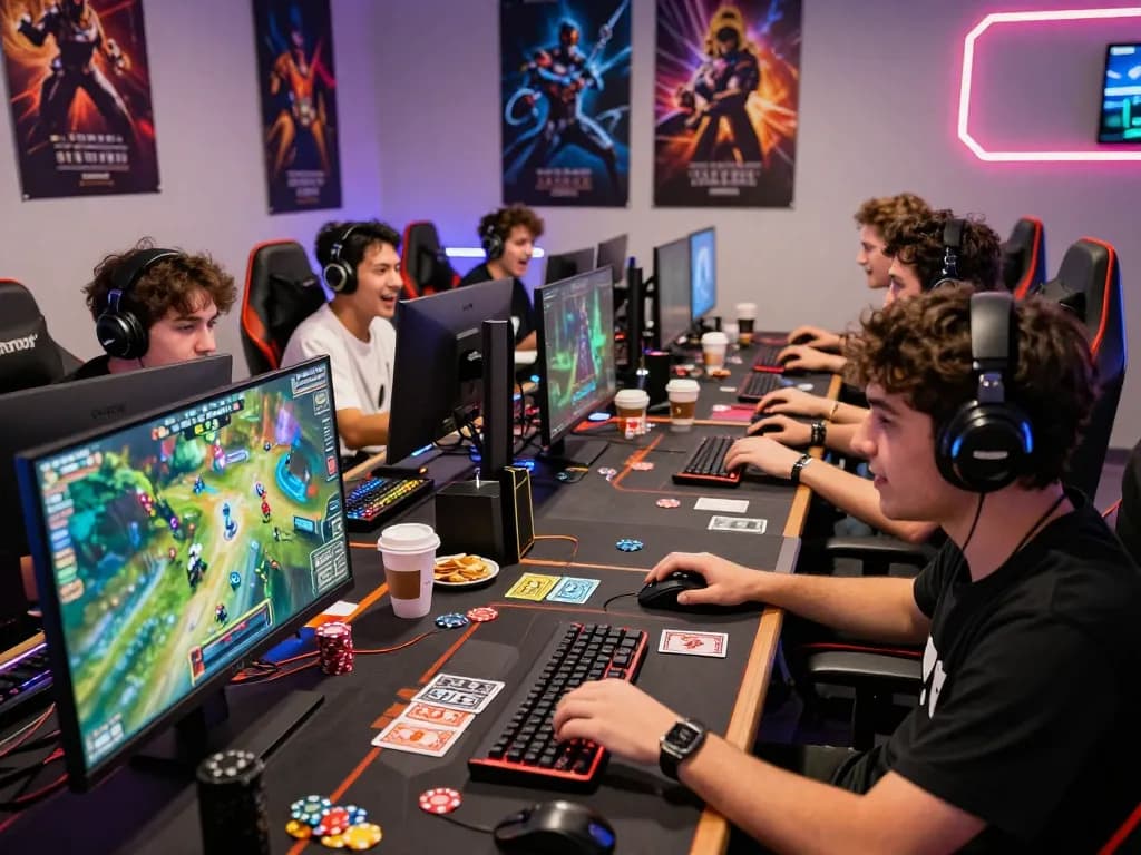 Exciting multiplayer gaming scene showcasing Rikvip players enjoying an online game session.