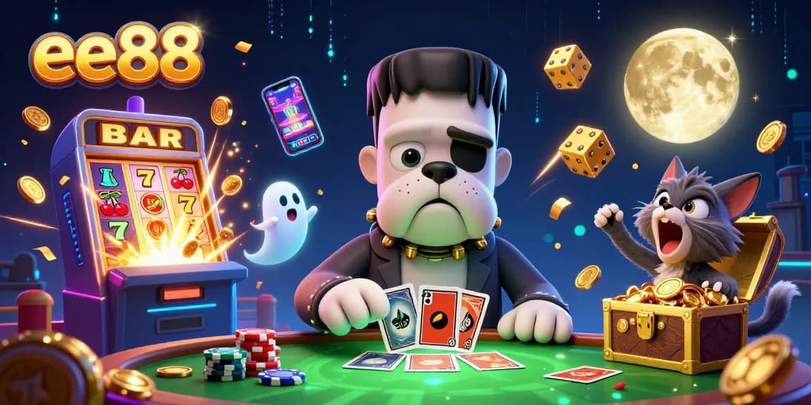 Engage with thrilling ee88 casino games featuring dynamic characters in a vibrant gambling scene.