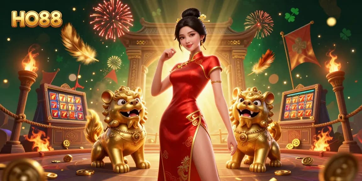 Join the excitement with HO88's dynamic online casino scene, featuring engaging slot elements and a lively atmosphere.