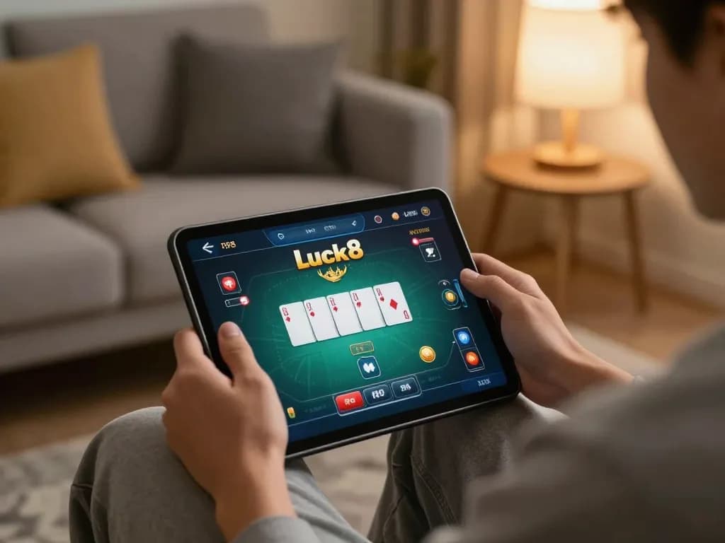 Win big in Luck8's poker game while gaming at home comfortably.