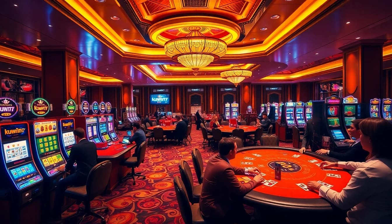 Experience excitement at kuwin 789 casino tables with engaging games and stylish decor.