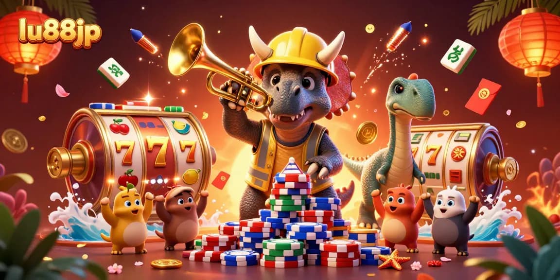 lu88jp offers dynamic visual celebration of online slots with 3D characters crafting fun casino experiences