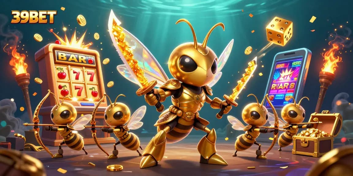 Experience thrilling wins at 39BET with vibrant slots and dynamic casino games amidst a spectacular jackpot.