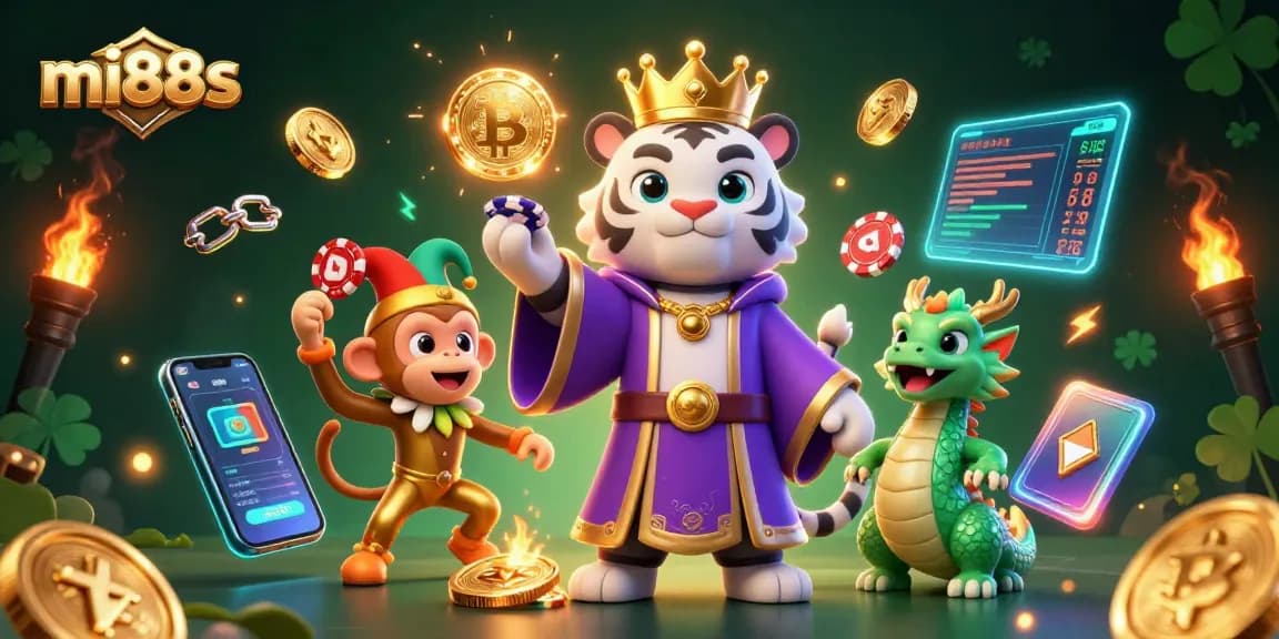 Engage in dynamic gameplay at mi88s with cartoon characters showcasing thrilling casino elements.
