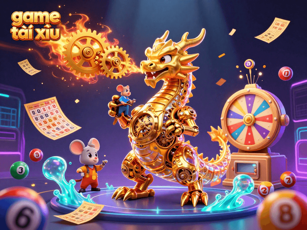 Experience game tài xỉu with vibrant lottery elements and dynamic gaming action.