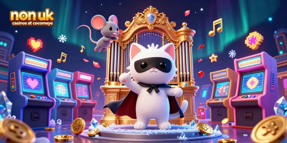 Experience thrilling gameplay at non uk casinos at cocomaya with captivating characters and vibrant casino elements.