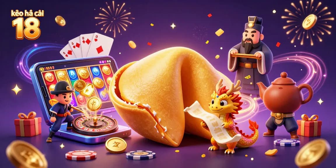 Experience kèo nhà cái 18 with a vibrant casino scene showcasing dynamic characters and exciting game elements