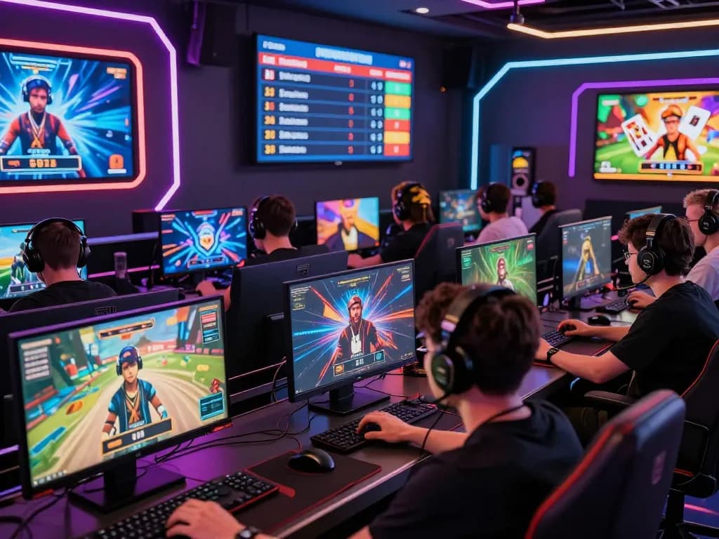 Engaging online gaming environment featuring players immersed in go88 competitive gaming activities with vibrant visuals.