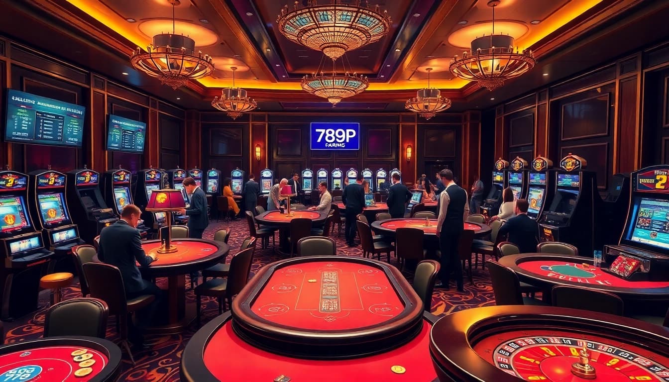 Experience thrilling gameplay at 789P with vibrant casino tables and lively games.