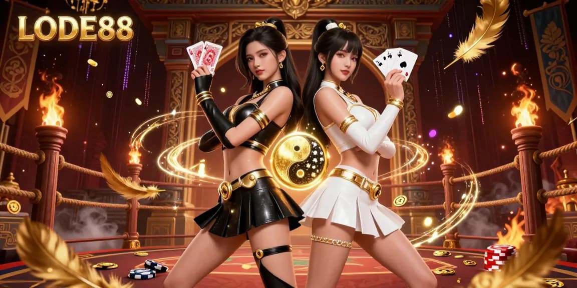 Experience thrilling gameplay with LODE88 in a vibrant casino atmosphere filled with high-stakes action.