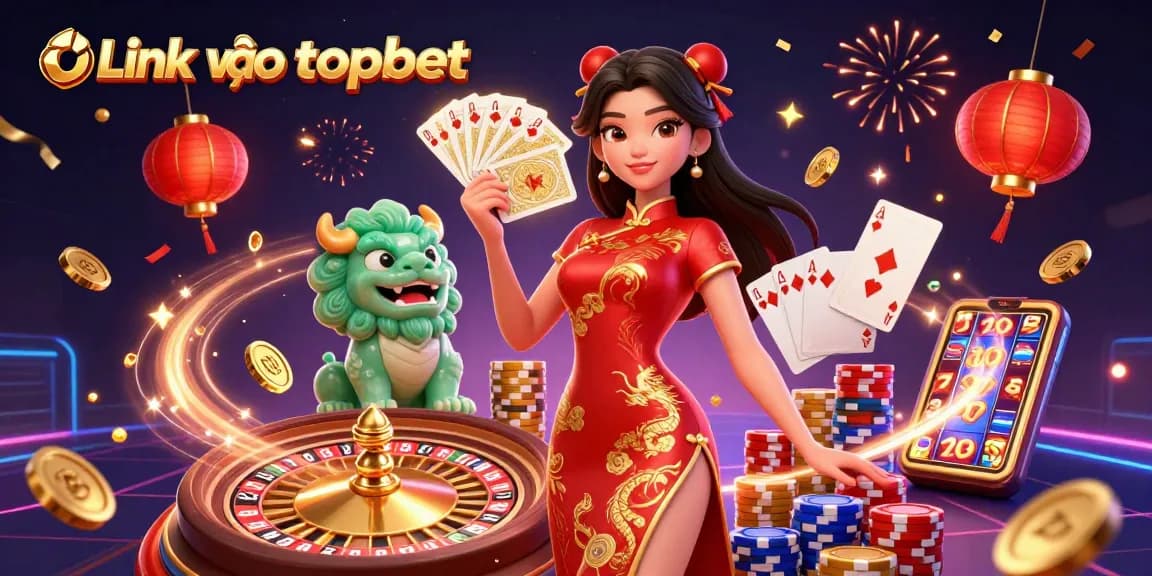 Immerse in the thrill of gaming with Link vào topbet amidst vibrant casino excitement and rich visuals.
