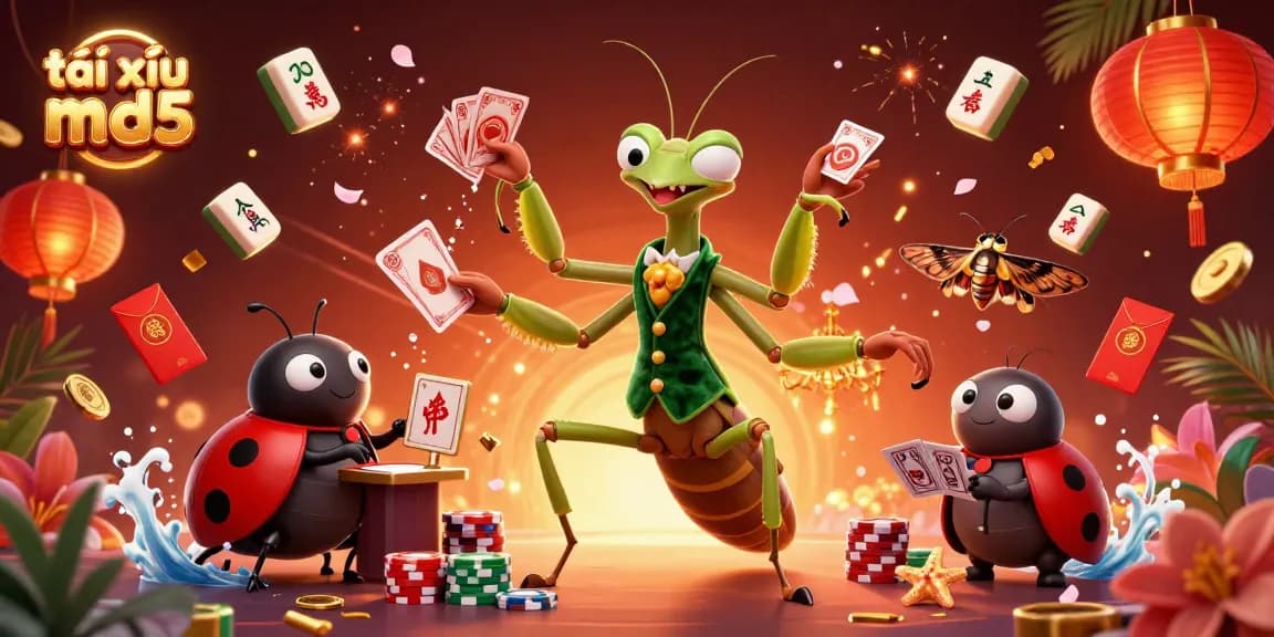 Experience thrilling gameplay with tài xỉu md5 featuring unique characters and vibrant casino elements.