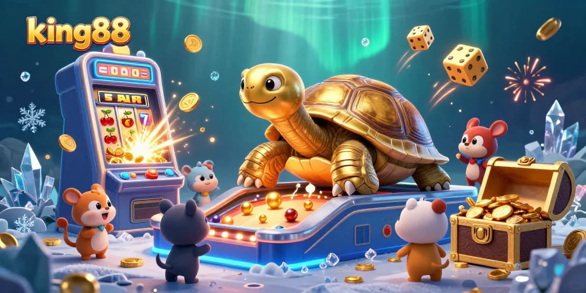 Spin to win with king88 as the colossal tortoise leads exciting casino games and jackpots!
