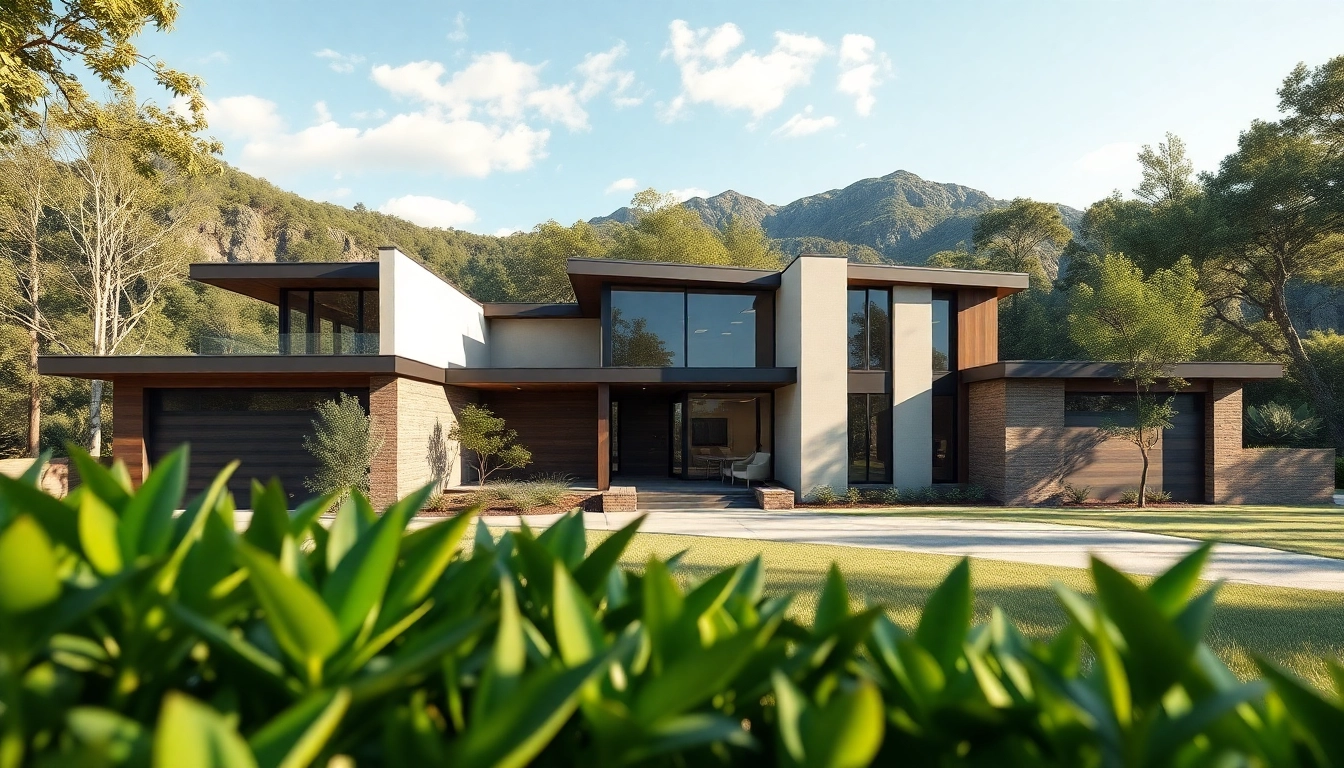 Explore the unique design of Rock View Road Revival, featuring modern architecture amidst natural beauty.
