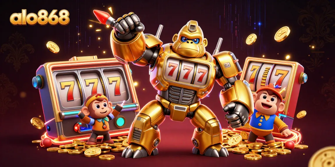 Play and win big at alo868 with a vibrant 3D casino scene showcasing dynamic gaming action.