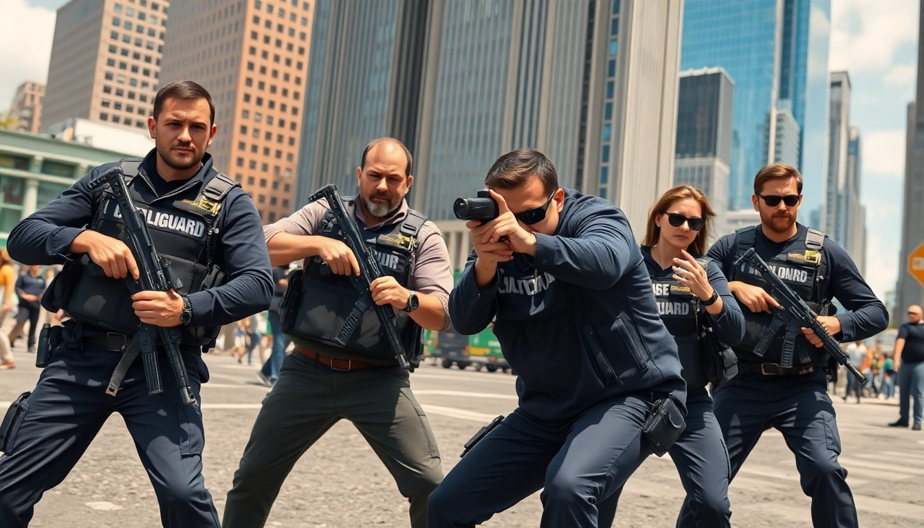 Train with professionals in the Professional Body Guard Program showcasing tactical skills and teamwork.