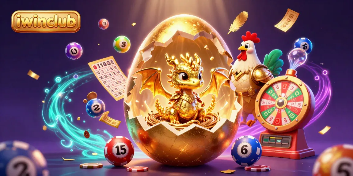 Engage with iwinclub and discover the magical world of gaming featuring golden egg and dragon elements.