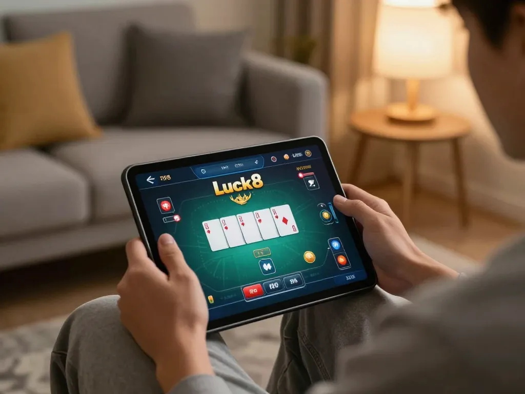 Win big in Luck8's poker game while gaming at home comfortably.
