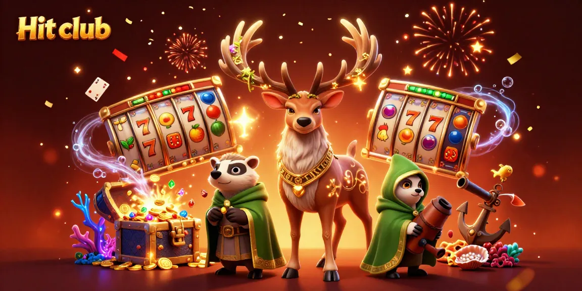 Experience excitement at Hit club with vibrant slots and engaging casino games.