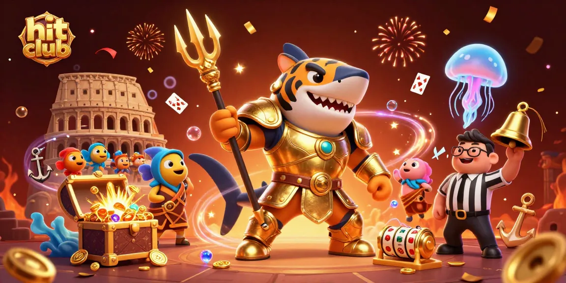 Experience thrilling gameplay at hit club with an exciting underwater slot showdown showcasing a tiger shark.