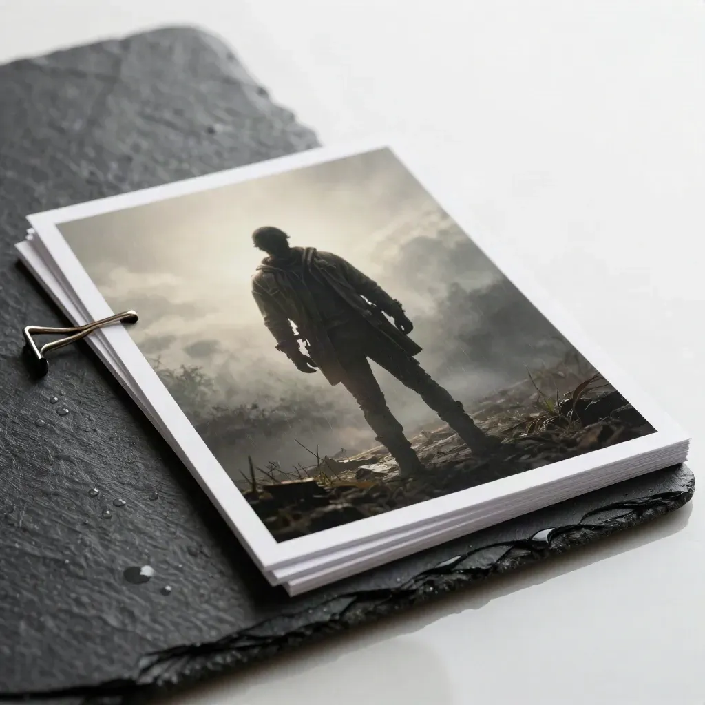 Campaign concept pack on wet black stone with water beads and cool dramatic rim light.