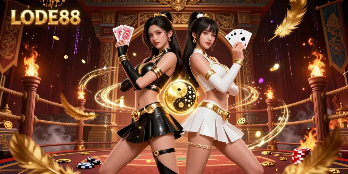 Experience thrilling gameplay with LODE88 in a vibrant casino atmosphere filled with high-stakes action.