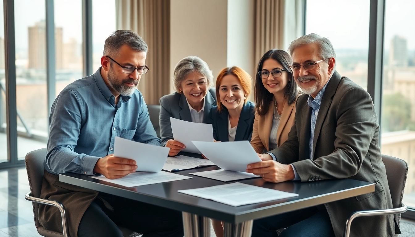 Engaged family discussing Estate Planning options with a trusted advisor in a warm office.