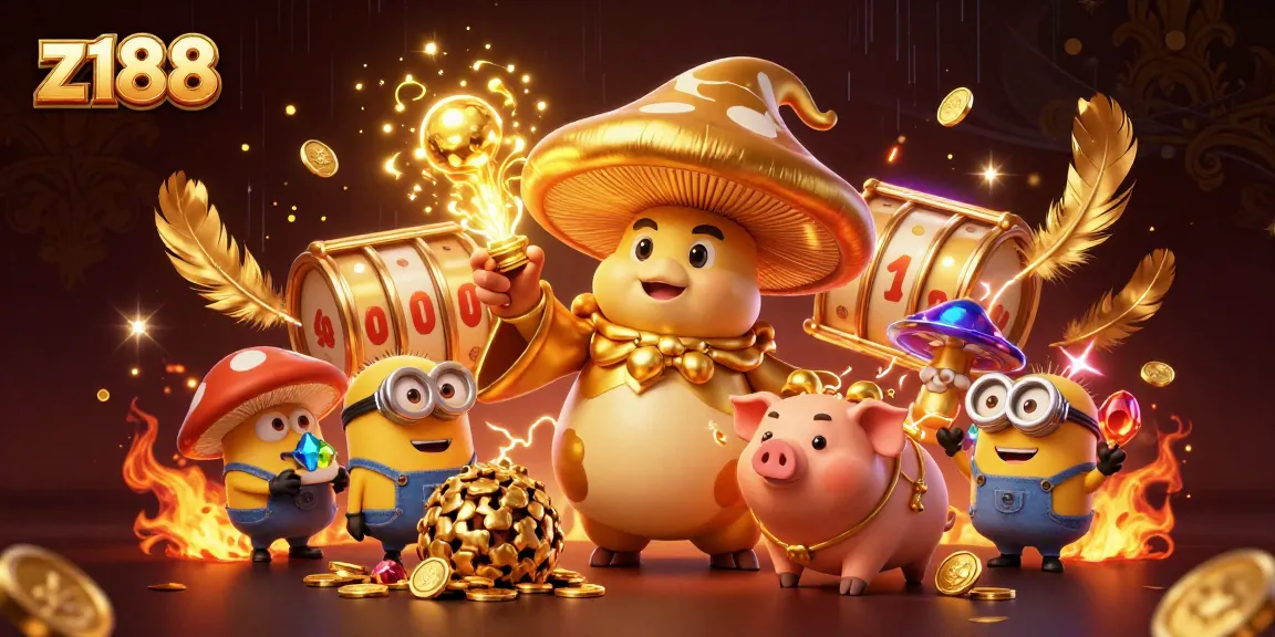 Win big with z188 in this immersive casino adventure featuring magical characters and slot adventures.