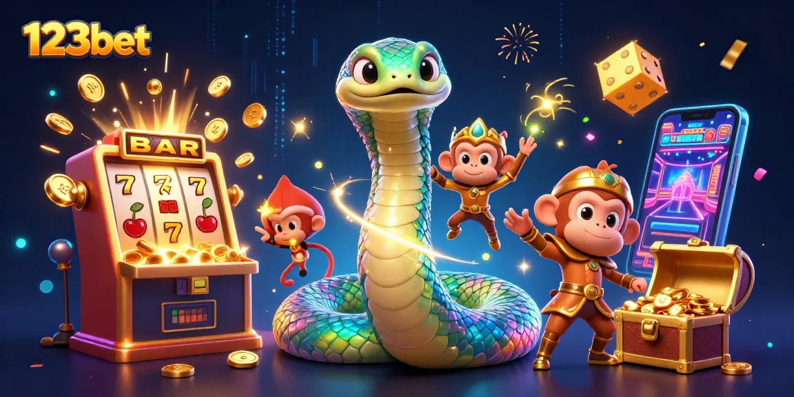 Engage with 123bet through a vibrant casino adventure featuring interactive 3D elements.