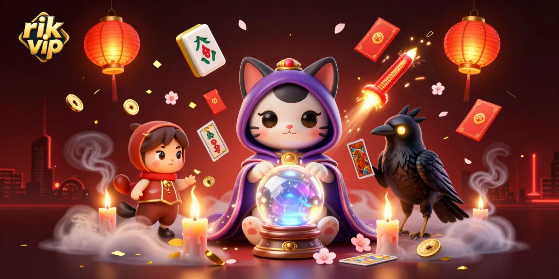 Engage in exciting gameplay at rik vip with vibrant casino elements and mystical characters.