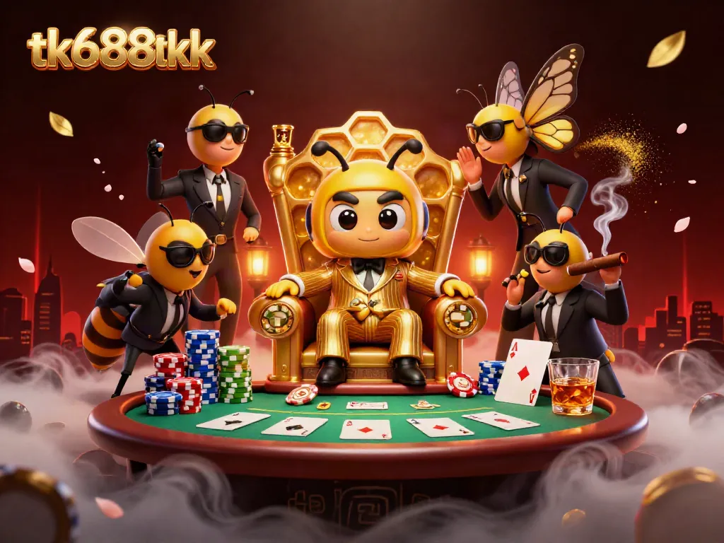 Engage with thrilling TK688 app games in a vibrant, energetic casino scene.