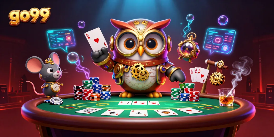 Engage in thrilling casino action at go99 with an immersive 3D owl experience.
