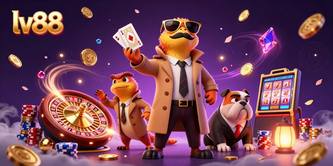 Experience thrilling casino action at lv88 with raptors hilariously sneaking into VIP lounge.