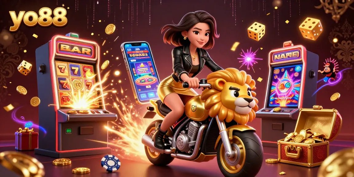 Play exciting games at yo88 with glamour and action in a vibrant casino environment.