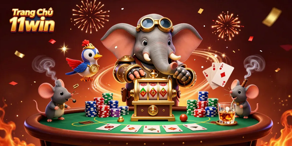 Experience thrilling gameplay at Trang Chủ 11win with exciting slots and vibrant casino elements.