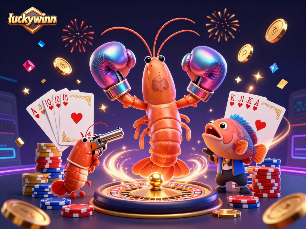 Engage with the exciting world of luckywinn featuring dynamic casino elements and vibrant characters.