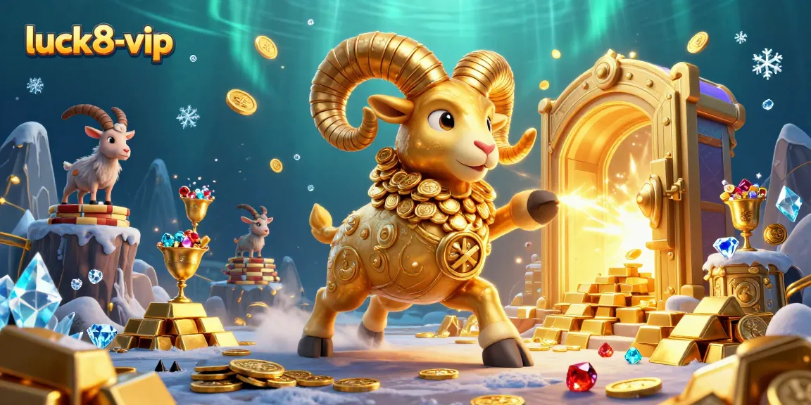 Join the action at luck8-vip as the golden ram charges through a treasure-filled casino