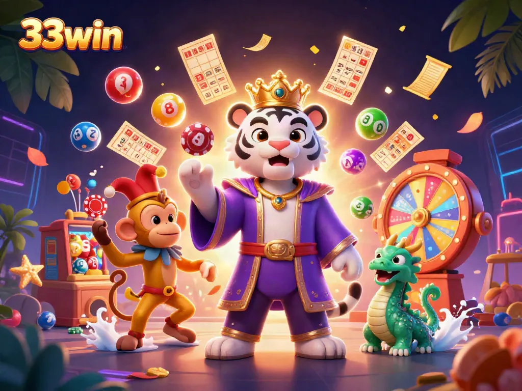 Engage in thrilling gameplay at 33win with vibrant casino elements and dynamic characters.