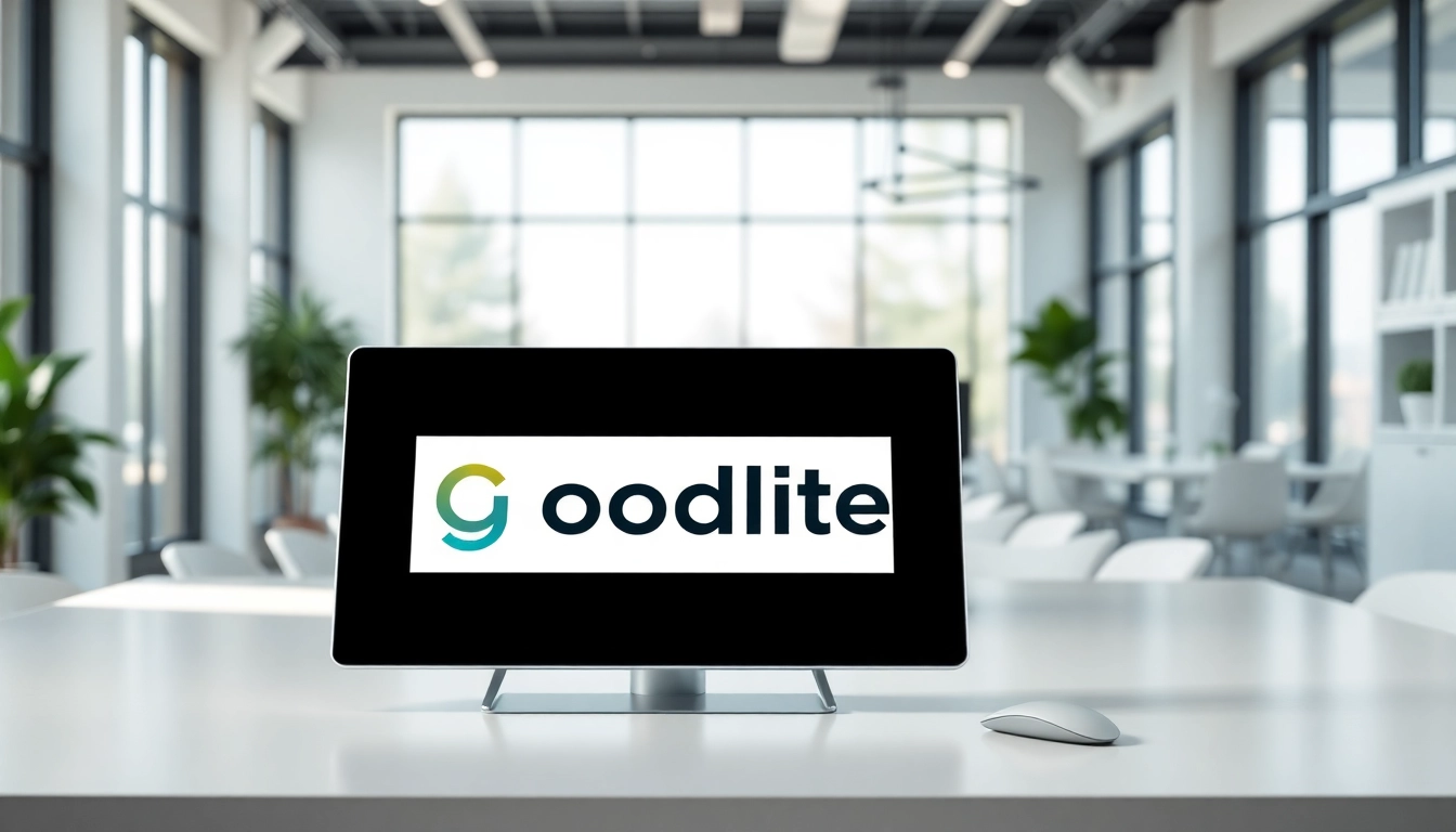Showcasing goodlite in a modern workspace with sleek design and natural light.