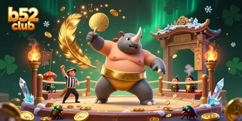 Experience thrilling gameplay at b52 club with magical 3D beetle champions and dynamic gambling effects.