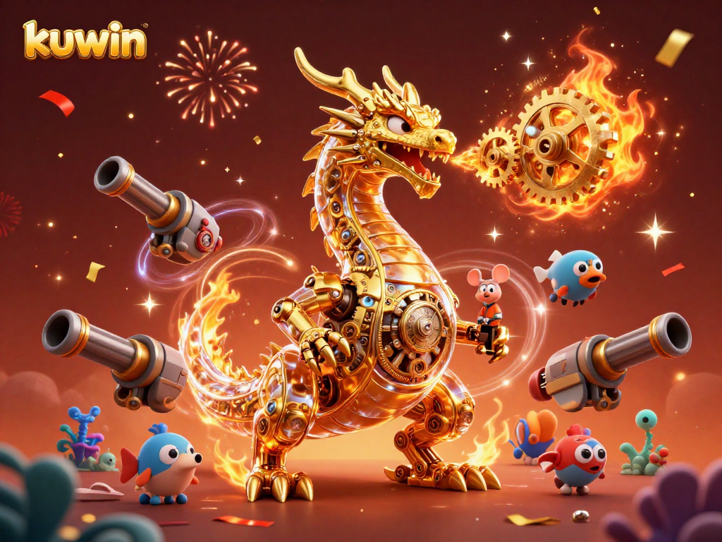 Kuwin offers thrilling fish shooting experiences with vibrant sea creatures and dynamic game elements.