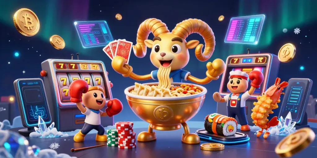 Menangkan jackpot dengan slot melalui ilustrasi kartun 3D yang menarik dan penuh detail.