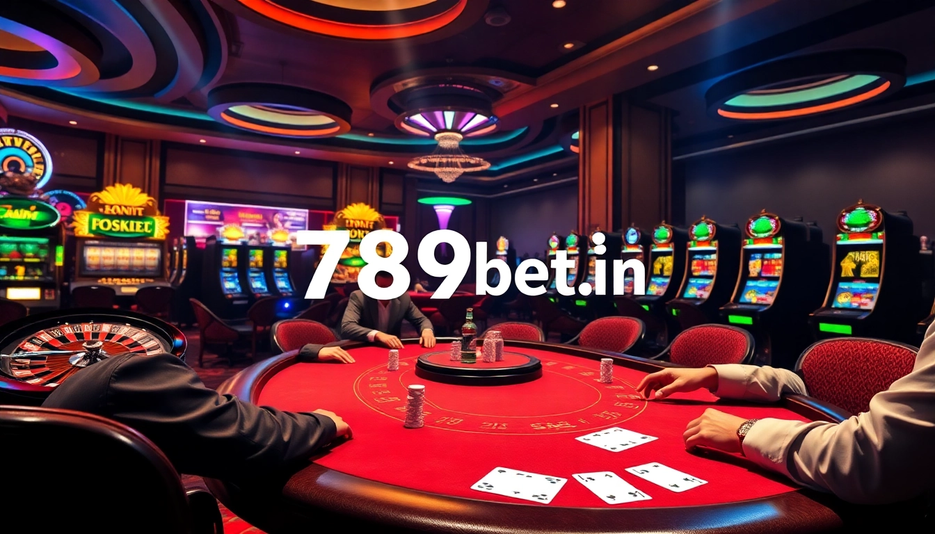 Experience thrilling moments at 789bet com with an engaging poker game in a luxurious casino setting.