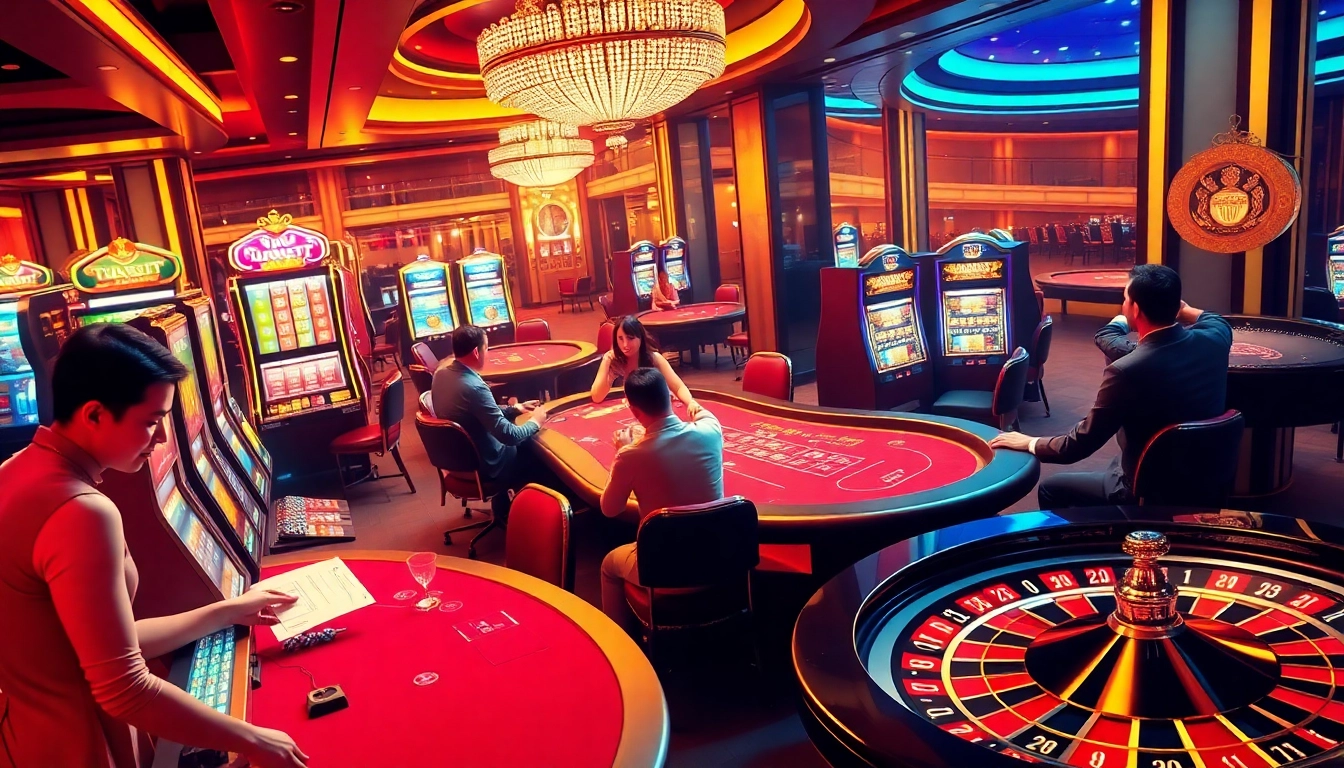 Players enjoying thrilling games at a casino driven by https://fun88.social/ where excitement meets strategy.