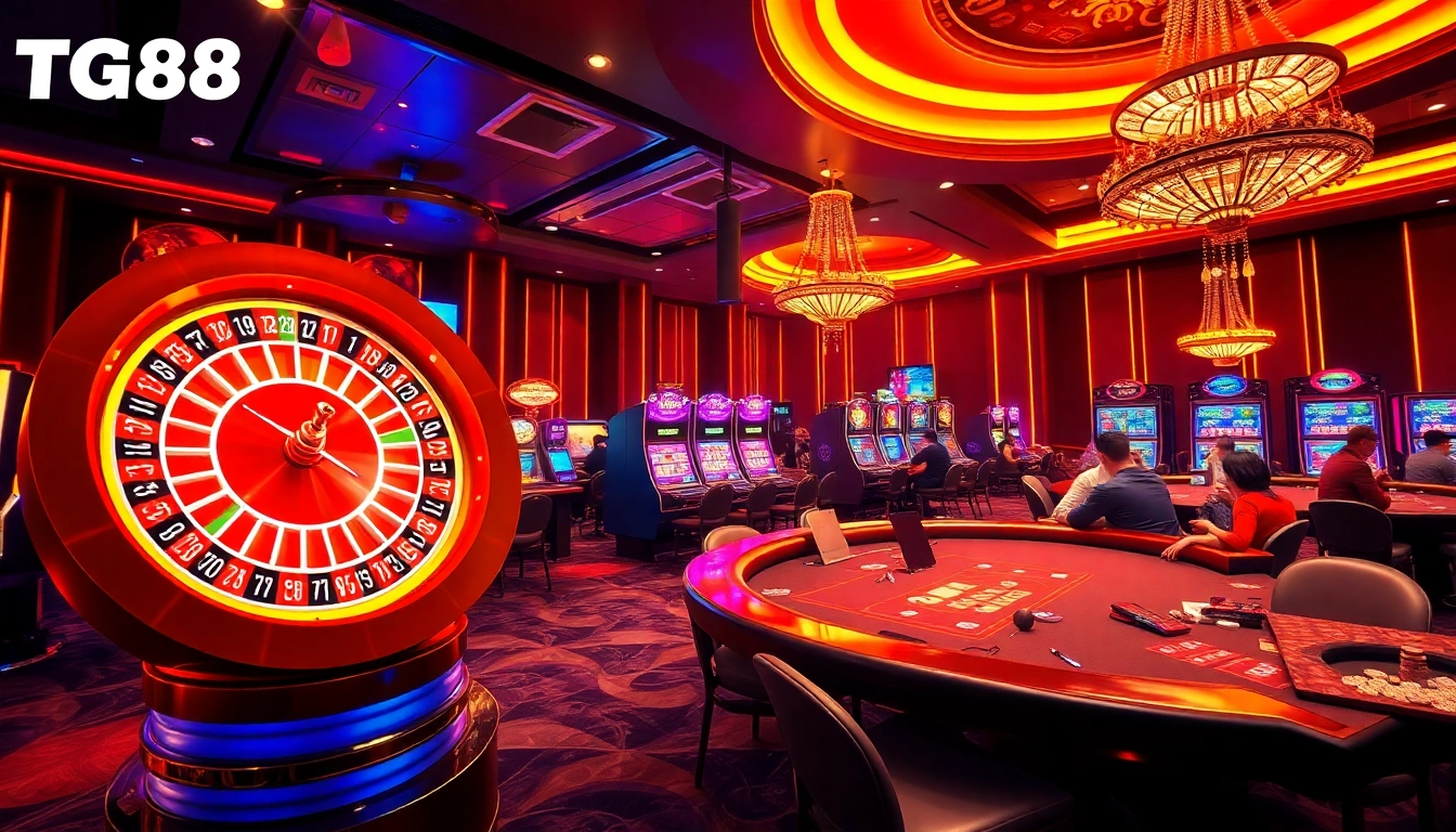 Experience the excitement of gambling at TG88's luxurious online casino with engaging games and thrilling promotions.