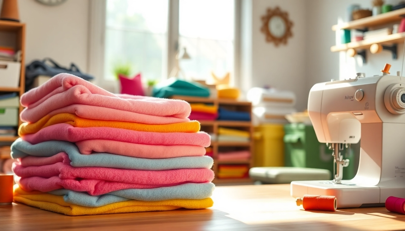 Koop de mooiste fleece stof per meter voor al je creatieve projecten