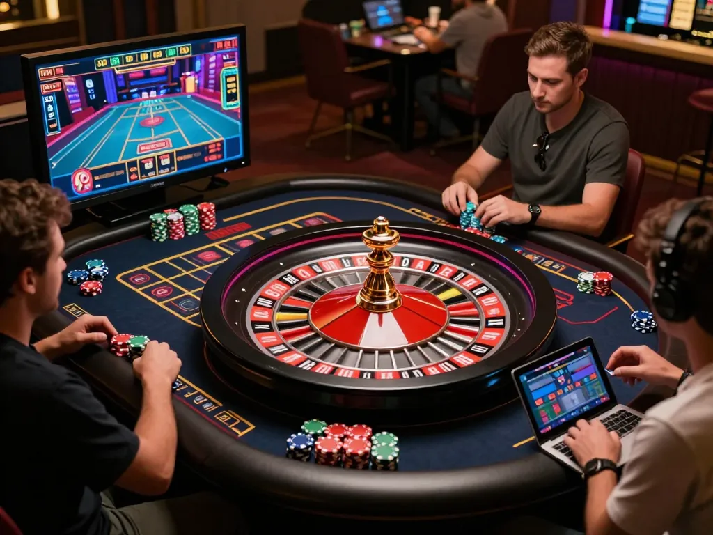 This exciting roulette gameplay at https://sshbet.io/ showcases players betting in a vibrant online environment.